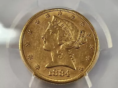 1884 5 Dollar Gold Coin - Cornet • $1.04