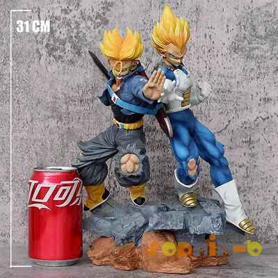 Dragon Ball Z Vegeta Trunks Super Saiyan 12  PVC Model Krillin Statue Figure • $39.54