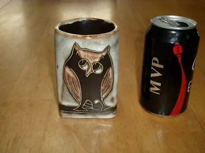 [HANDMADE By: MARA] OWLS (3-D) IMAGES Ceramic Coffee Mug / CupVintage MEXICO • $30