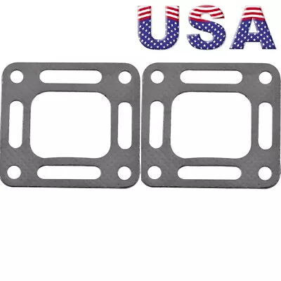 2PCS 27-863726 For MerCruiser 4.3L Full Flow Muffler Elbow Riser Manifold Gasket • $9.49