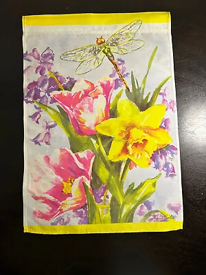 Floral Daffodil Yellow & Pink Flowers Garden Mailbox Flag Firefly 12.5  X 18  • $12.99