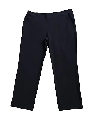 TIME AND TRU Womens Petite Size XXL (20) Black Pull On Pants 28  Inseam • $17.59