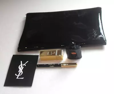 Ysl Rouge Travel Mini Lipstick & Eyeliner & Black Opium 7.5 Ml Parfum BN. • £24.99