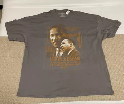 Martin Luther King Jr T-Shirt 4X Gray • $13.99