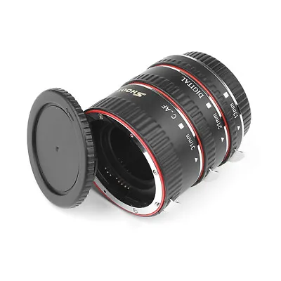 SHOOT Macro Extension Tube  Auto Focus AF For Canon EOS EF EF-S Lens B3X3 • £17.38