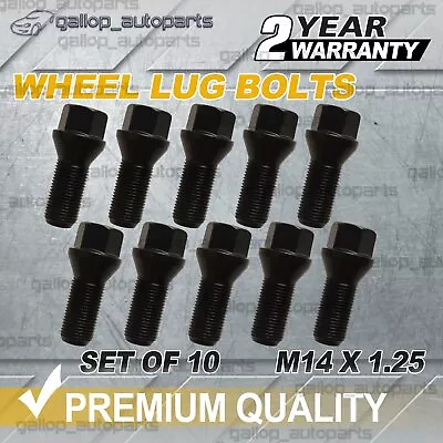 $27.39 • Buy Wheel Bolt Kit Black For BMW F20 F30 F10 X3 X4 X5 E70 36136781151 Pack Of 10