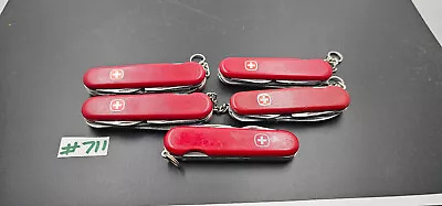 (Lot Of 5) Rare Discontinued Wenger Delemont Swiss Army Knives #711 • $20