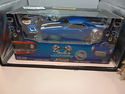 Scale 1:18 Muscle Machines 69 Camaro Blue New In Box. Sweet *** Kit. Please Read • $50