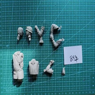 1/16 Scale Resin US Tank Crew 2 Figure Bust Unassembled Unpainted • £25.67