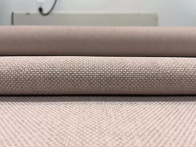 3.5 Yd Maharam Mode Petal Pink Polyester Hopsack Upholstery Fabric • $56