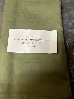 U.s. G.i. Handkerchief Vietnam Era 12 Pack • $24.95