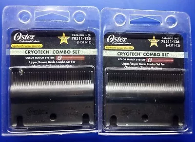 2 Packages  OSTER Cryotech Combo Set Blades 84AU + 83AU For ClipMaster 78511-126 • $60