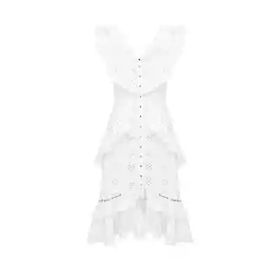 🤍 ALICE MCCALL - Clair De Lune Dress - White -Size 8 - Like Brand New -RRP $530 • $150