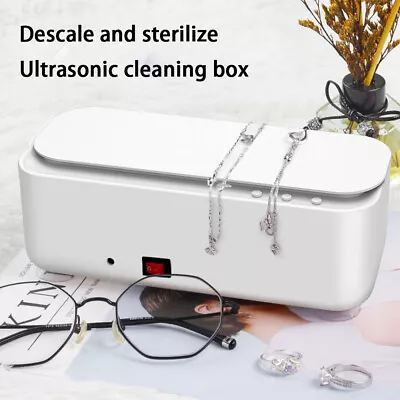 Smart Ultrasonic Cleaner For Jewelry Glasses Ultrasound Cleaning Bath Machine • $13.69