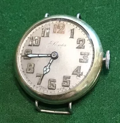 Old Lonia Men’s Large Trench Watch Pat Sept 27 1900 + 22531 Spares Or Repair • £50