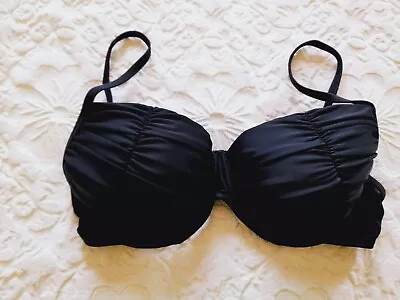 £3.99 • Buy Size 10 Black Bikini Top Saress Swim B/C Cup