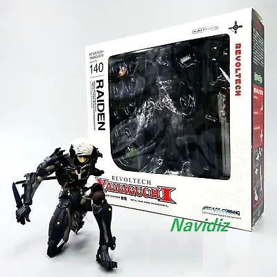 Yamaguchi Revoltech 140 Metal Gear Solid MSG Revengence Raiden Action Figure • $222.99