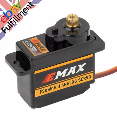 ES08MA Axial Metal Gear Micro Servo For SCX-24 RC Helicopter Airplane Boat B • £8.35