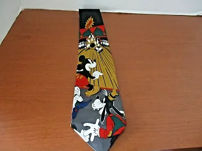 MERCEDES~Myung Joo Silk MICKEY MOUSE BOWLING Men's NECKTIE • $13.49