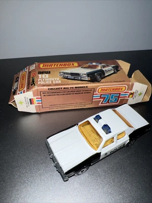 £27 • Buy Matchbox No 10 Plymouth Gran Fury Police Car Superfast Wheels