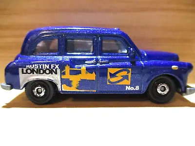 Matchbox London Taxi 2004 Car 1:64 Scale Loose Blue & White Miniature Toy Car • $5.30