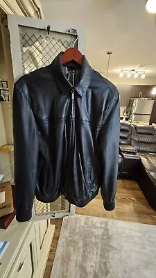 Zilli Mens Vintage Leather Jacket • $470