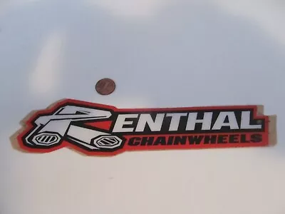 RENTHAL CHAINWHEELS 3M Sticker / Decal   ORIGINAL Old Stock SHELF WEAR • $3.98