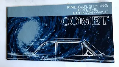 1960 Mercury Comet 2-door Sedans - Car Auto Brochure With Foldout • $11.90