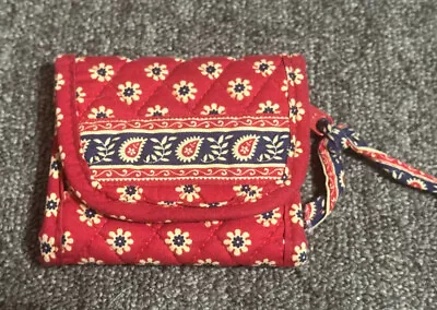 Vera Bradley Red Wallet Floral Patterned Great Condition • £3.24