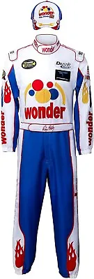 RICKY BOBBY Talladega Nights Race Car Driver Deluxe Costume Cosplay Outfit Sz M • $59.95
