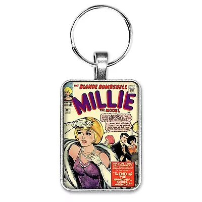 Millie The Model #132 Cover Pendant Key Ring Or Necklace DC ROMANCE Comic Book • $12.95