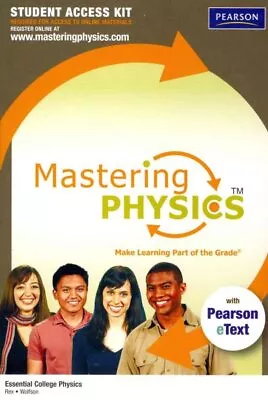 Essential College Physics MasteringPhysics Student Access Code : With Pearson... • $11.50