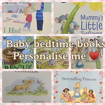 Personalised Baby Story Books Bedtime Story Books • £12.99