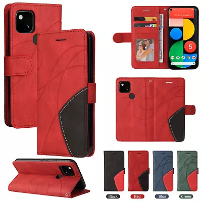 $9.85 • Buy For Sony 5II Nokia G20 Google 6 Pro Stitching PU Leather Flip Wallet Case Cover