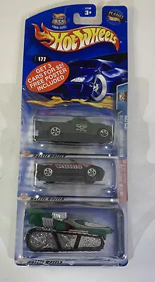 Hot Wheels 2003 3 Pack W/Poster Treadator Mazda MX-51940 Ford 35th Anniversary • $10.73