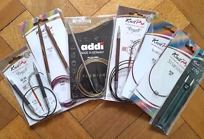 Addi Circular Knitting Needle 2mm By 30cm New In Original Packaging Silver Tips • £5