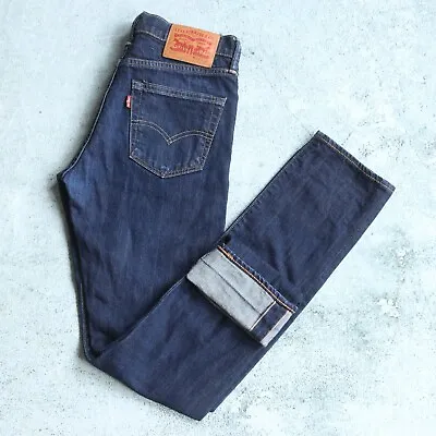 Levi's 510 Skinny FIt Stretch Selvedge Denim Jeans W30  L32  • £49