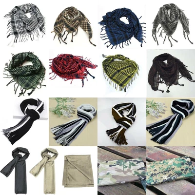 £6.71 • Buy Man Women  Military Kafiya Scarf Desert Army Shemagh KeffIyeh Neck Wrap Scarves,