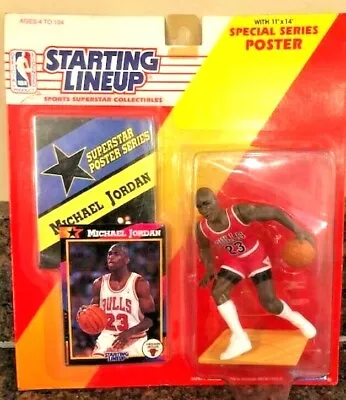 Grade Worthy HTF 1992 Michael Jordan Dribbling Starting Lineup Chicago Bulls • $149.99