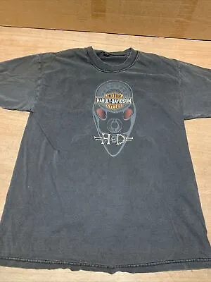 $33 • Buy Vintage Faded Charleston, SC Harley Davidson Speedometer Bones T-Shirt Sz Medium