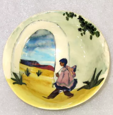 Martin Boyd Signed BOWL Mexican & Sombrero Country View Australian Pottery VTG • $59.99