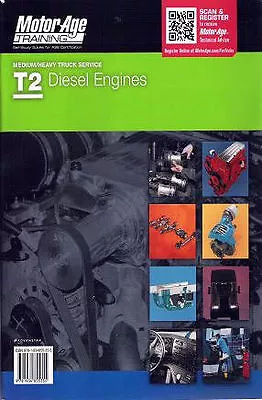 MotorAge T2 ASE Medium/Heavy Duty Truck Diesel Engines Test Prep Manual - OLD • $26.20