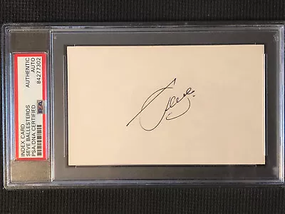 £395.54 • Buy Seve Ballesteros Signed Index Card PSA DNA COA Autograph
