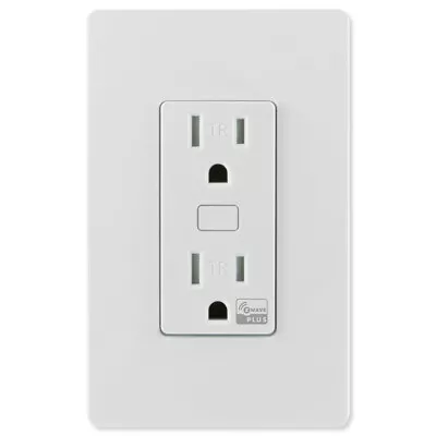 Enbrighten Z-Wave Plus In-Wall Tamper-Resistant Smart Outlet White Gen5: 55256 • $49.50