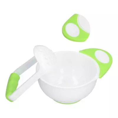 Baby Food Masher Set For Homemade Fruit Vegetable Puree Grinding Tool Bowl • £7.51