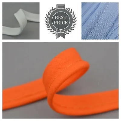 3mm High-quality 100% Cotton Bias Piping Insertion Cord Flange Cushions Garments • £1.48
