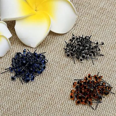 £6.95 • Buy 150 Pairs 5mm Glass Eyes For Needle Felting Sewing Bear Dolls Toy Craft DIY Tool