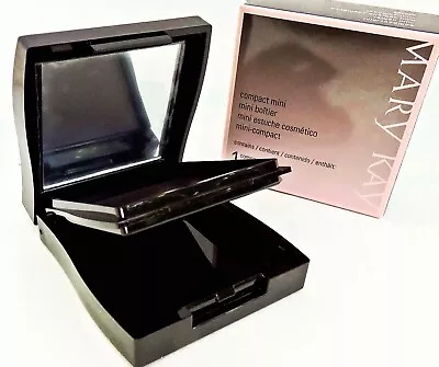 Mary Kay Magnetic Black Compact Mini With Mirror (unfilled) New In Box • $12.95