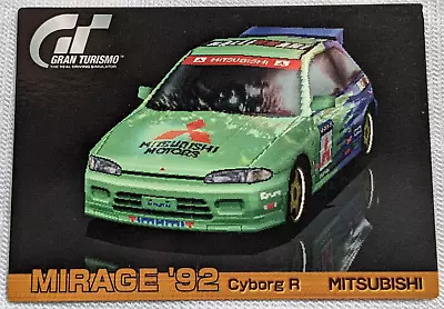 Mirage Cyborg R Mitsubishi '92 Gran Turismo Hint Card No.157 1997 Japanese Game • $14.99