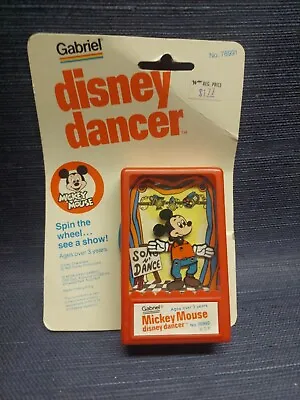 Vintage 1970's Mickey Mouse Disney Dancer Toy  Gabriel  New NOS  • $18.95